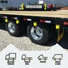 Dc Cargo 4in Storable Sliding Winch For Flatbed Trailer WCTSST